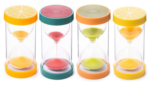 Introducing Our New Fruity Sand Timer Range – A Fun Way to Teach Time Management!