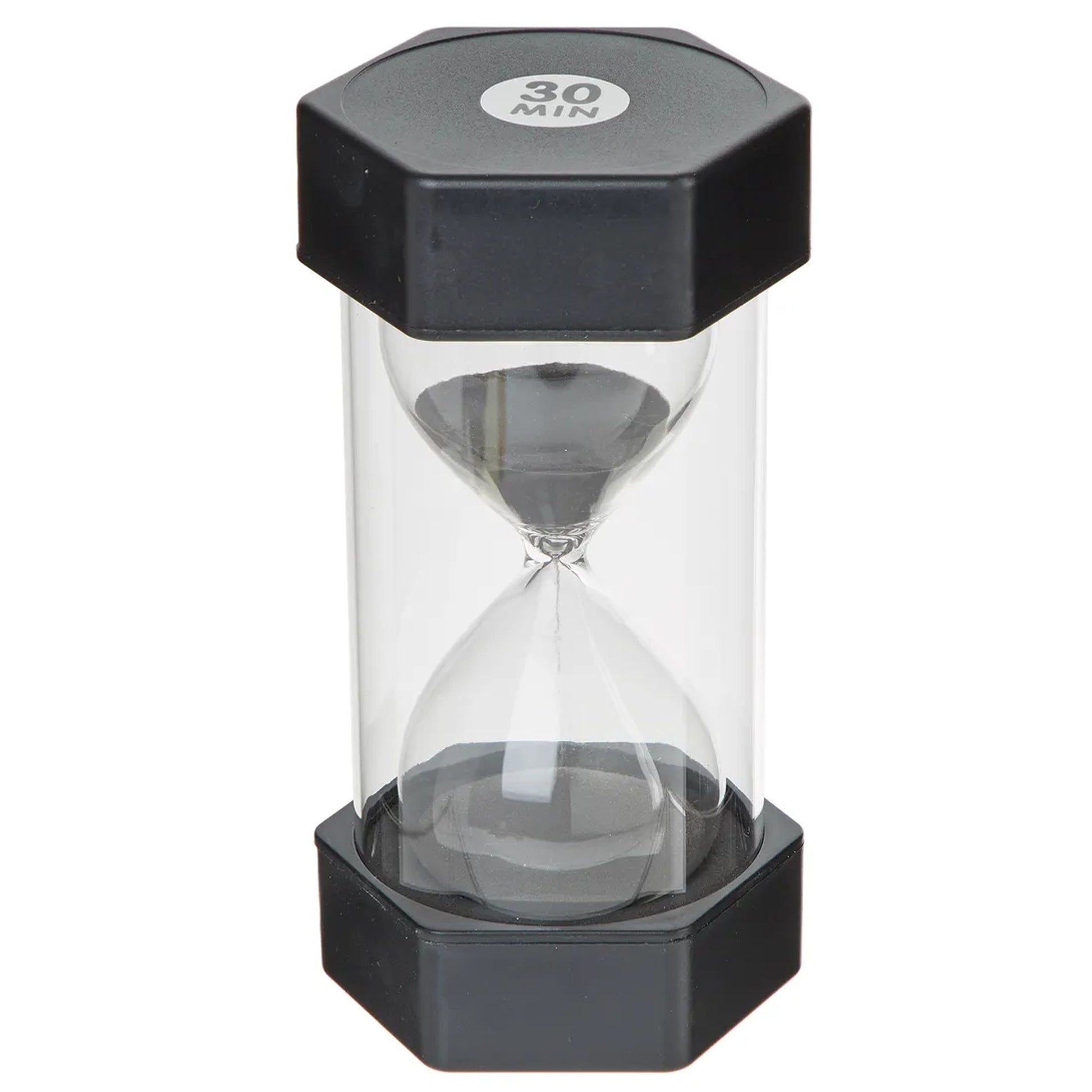 jumbo sand timer for kids 30 min black