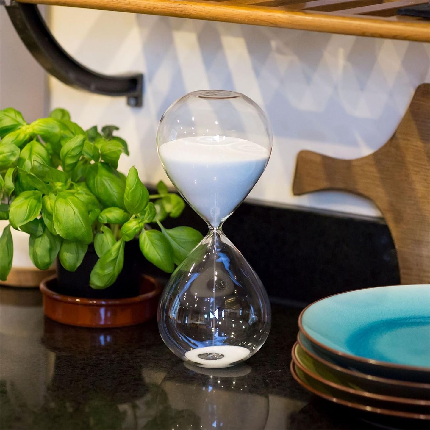classic glass sand timer 1 hr