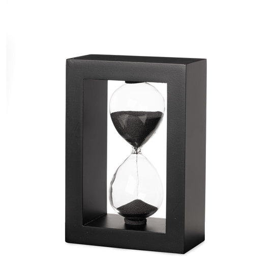 rectangular wood framed sand timer