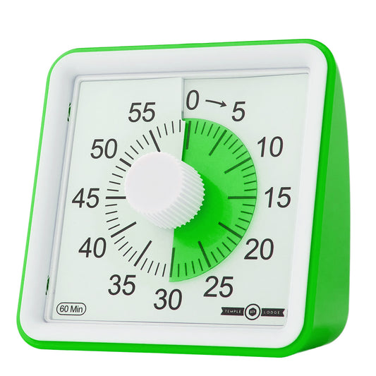 60 minute visual timer green