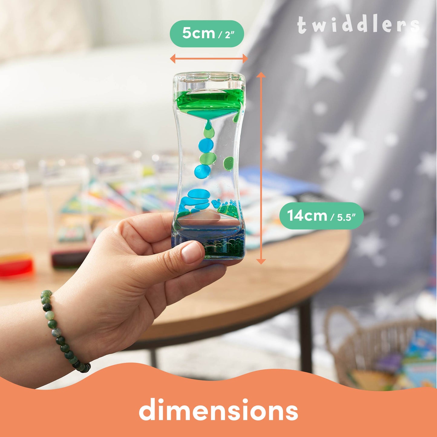 1 Liquid Motion Sensory Timer - Choose Your Colour!