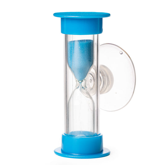 tooth brushing sand timers 2 min blue