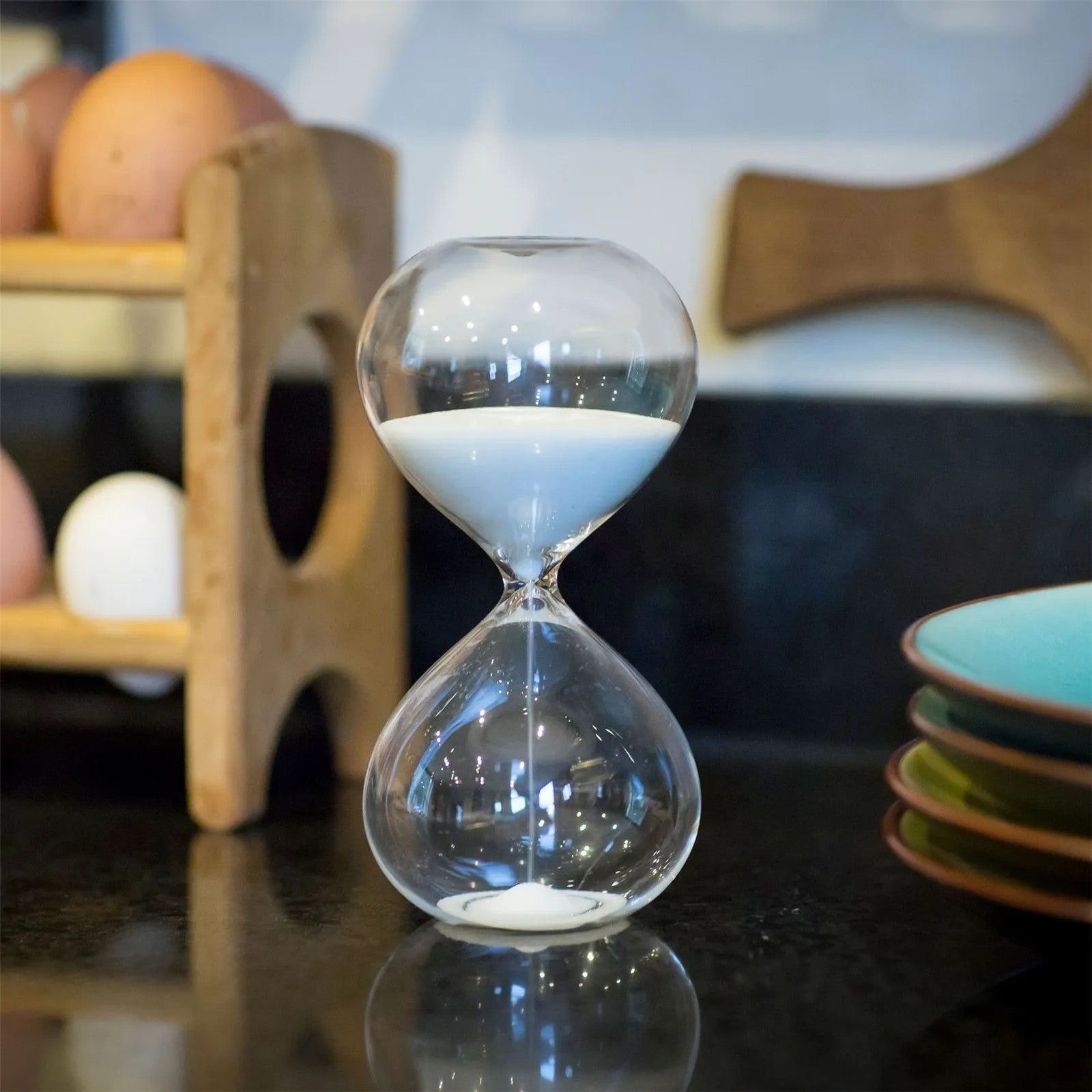 classic glass sand timer 30 min