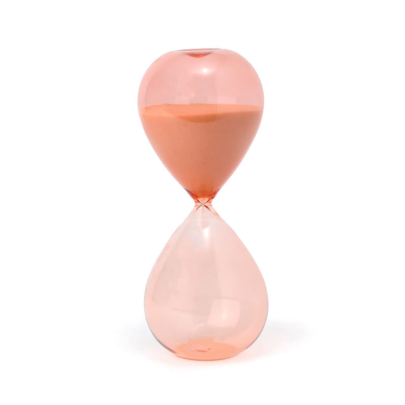 decorative peachy ombre hourglass 30 min