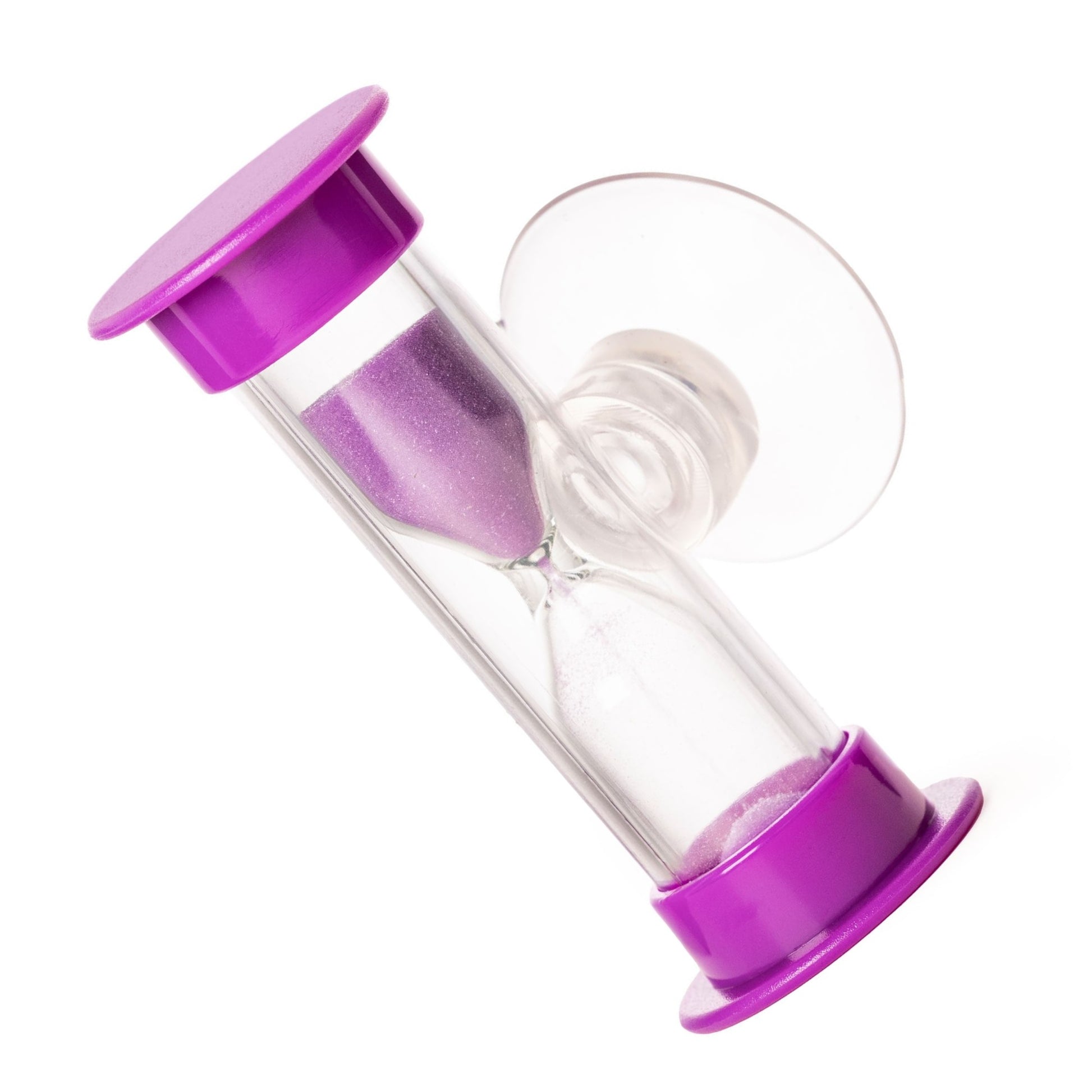 tooth brushing sand timers 2 min purple