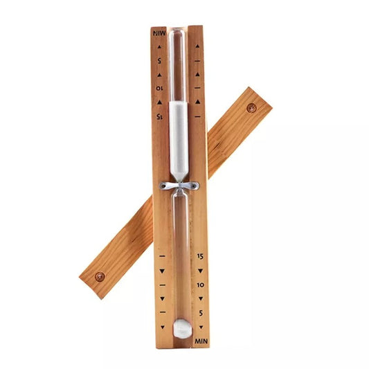 15 minute wooden sauna hourglass timer