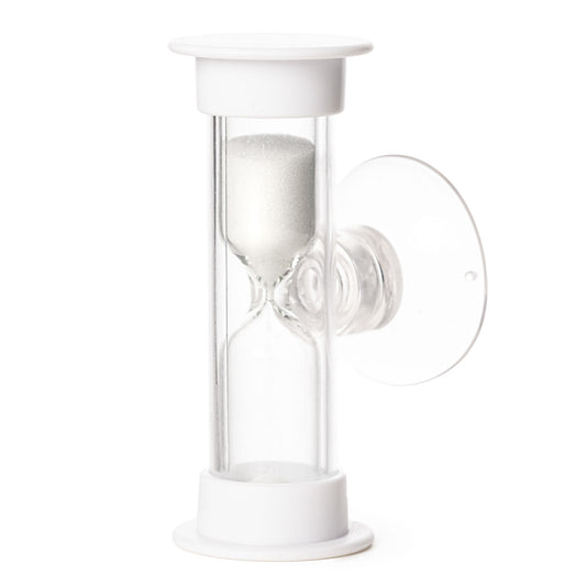 tooth brushing sand timers 2 min white