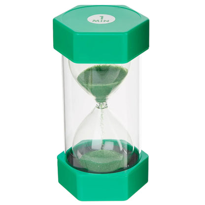 jumbo sand timer for kids 1 min green 