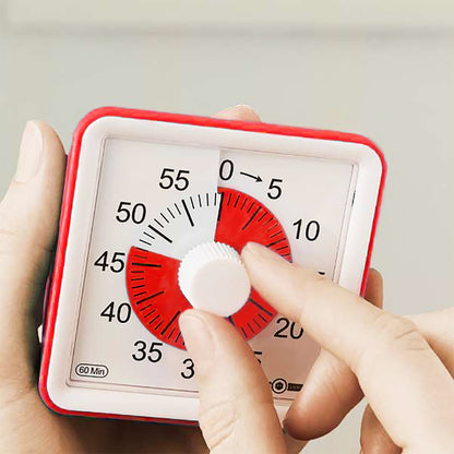 60 minute visual timer red  