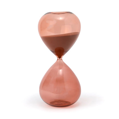 decorative terracotta ombre hourglass 1 hr 