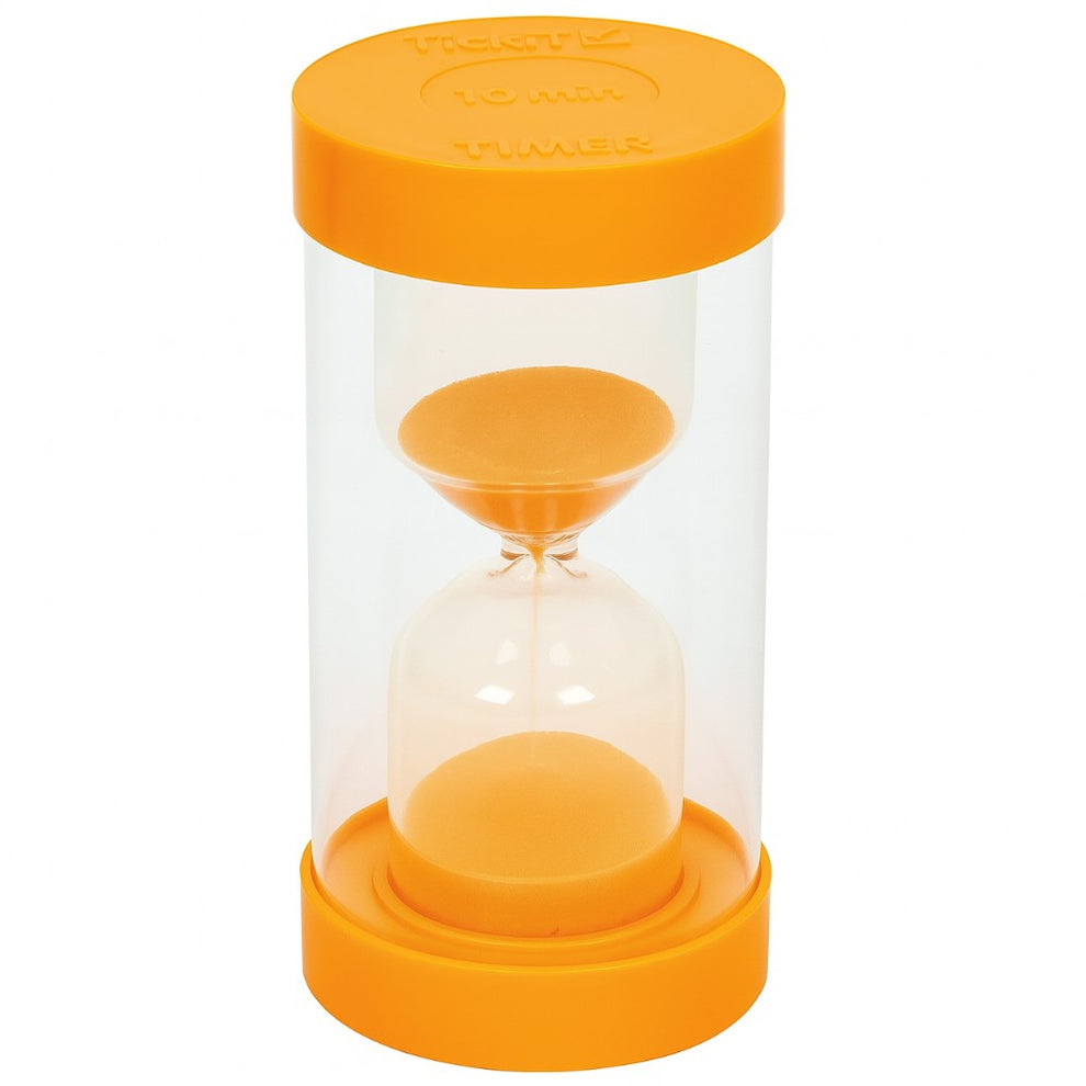TickiT® 10 Minute Sand Timer – Orange | Durable Learning Resource ...