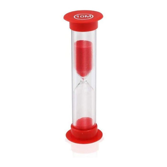 Sand Timer for Kids (10 Min - Red)