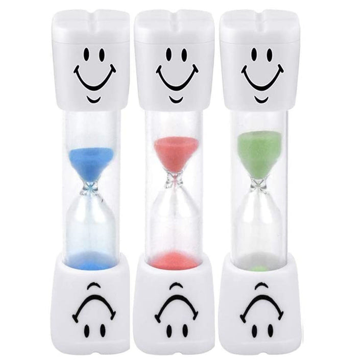 Tooth Brushing Sand Timers (3 Min) - Pack of 3 hourglasses