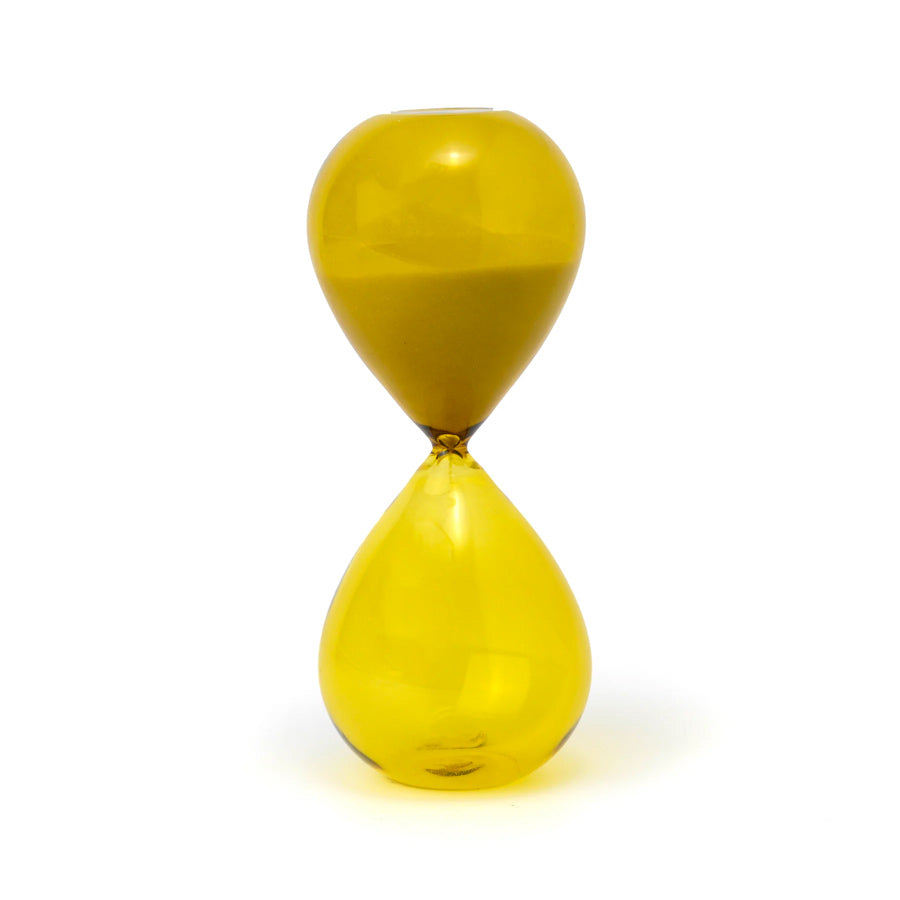 decorative yellow ombre hourglass 30 min 